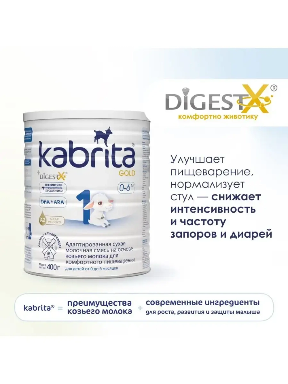 Молочная смесь Kabrita 1 (0-6 месяцев) 400 г