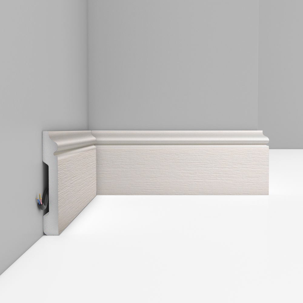 Плинтус напольный Decomaster D005-1070 79х13х2400мм