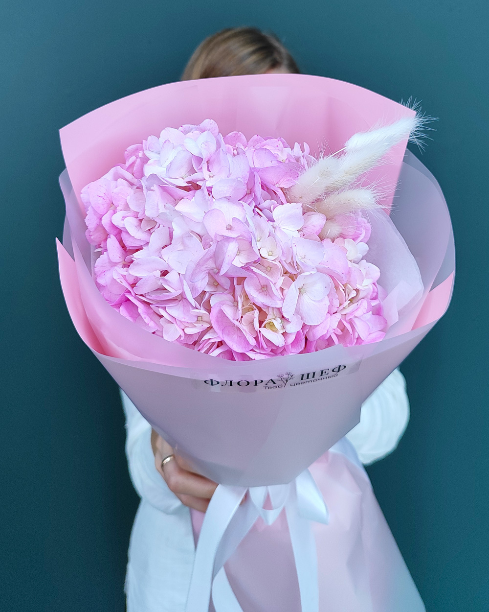 Гортензия розовая,1шт(00095)