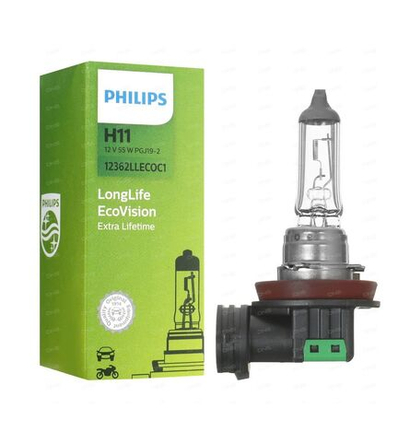 Автолампа 12V H11 55W Philips