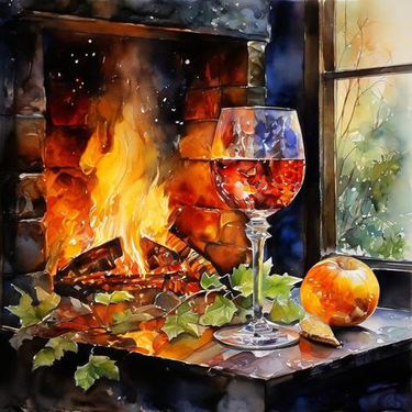 12.09/19-30 С Бокальчиком у камина