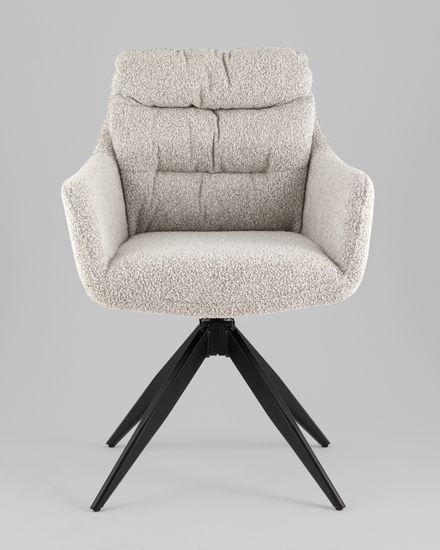 Стул обеденный поворотный Amy светло-серый