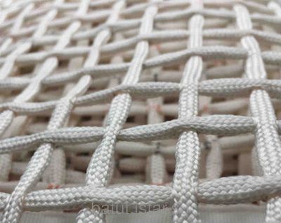 Сетка для батута тренировочная - плетеная тесьма-в-тесьму - "Ленинградка"