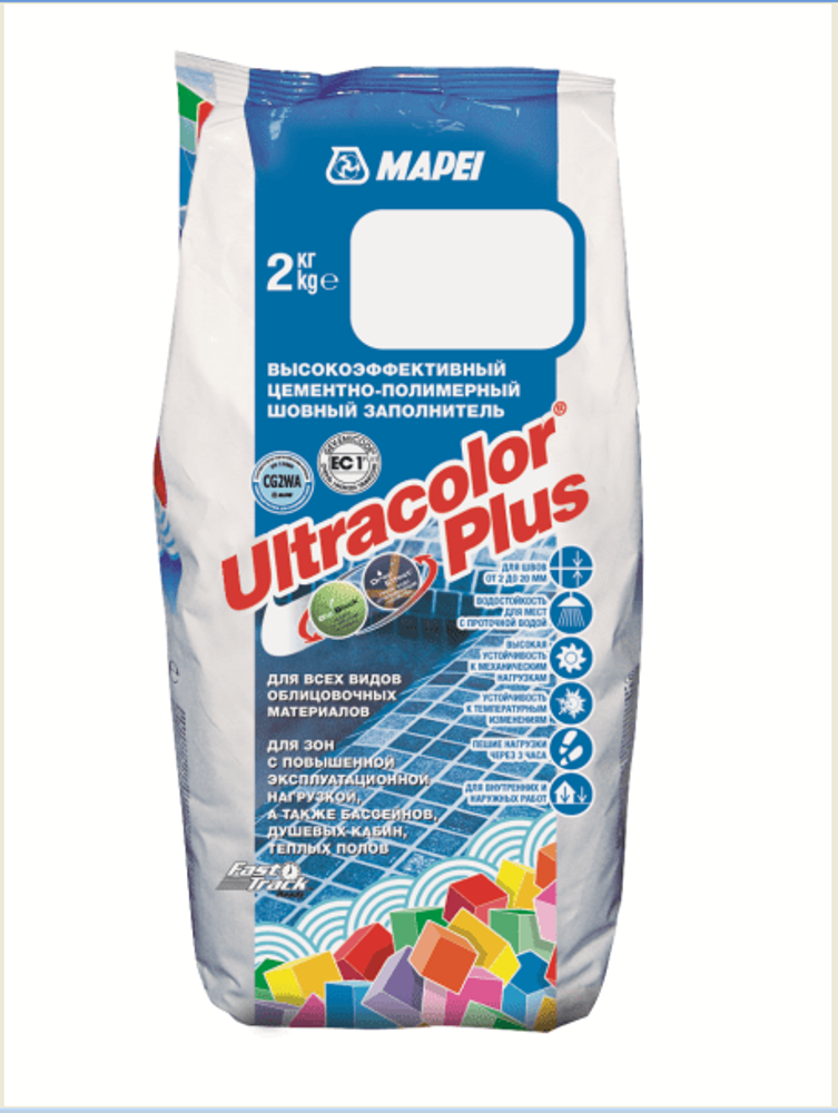 MAPEI Шовный заполнитель (затирка) ULTRACOLOR PLUS 137 / УЛЬТРАКОЛОР (карибский), мешок 2 кг