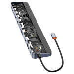 USB Хаб Baseus EliteJoy Gen2 11-Port Type-C HUB (Type-C to HDMI+3xUSB3.0+PD+VGA+SD/TF+RJ45+Type-C+3.5mm)