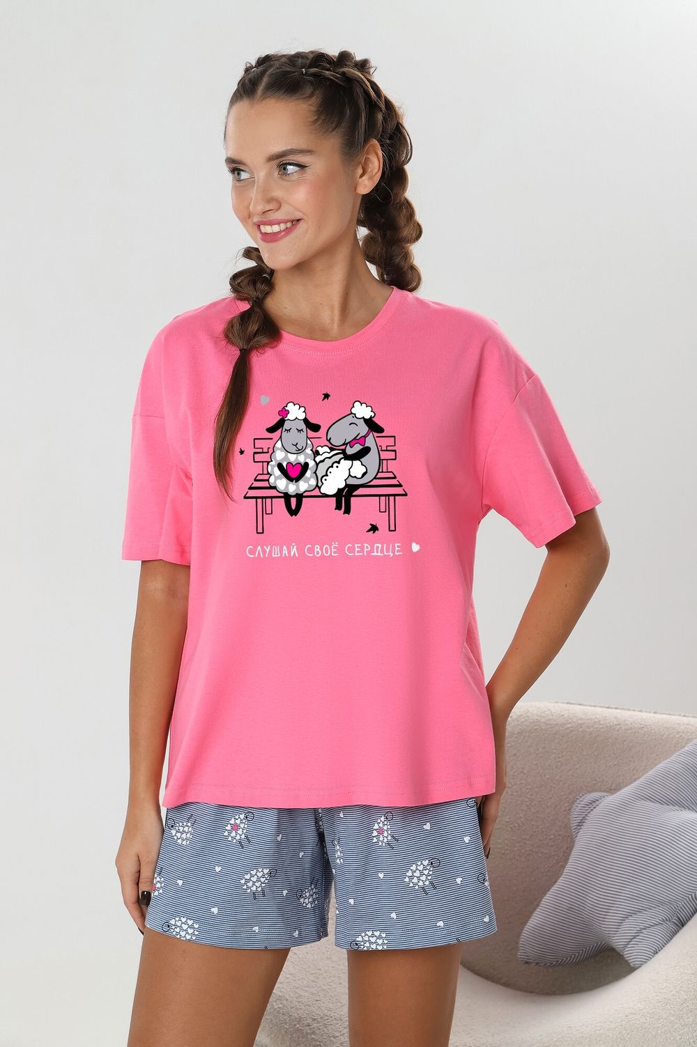 Костюм женский Долли-5 Виотекс РОЗОВЫЙ