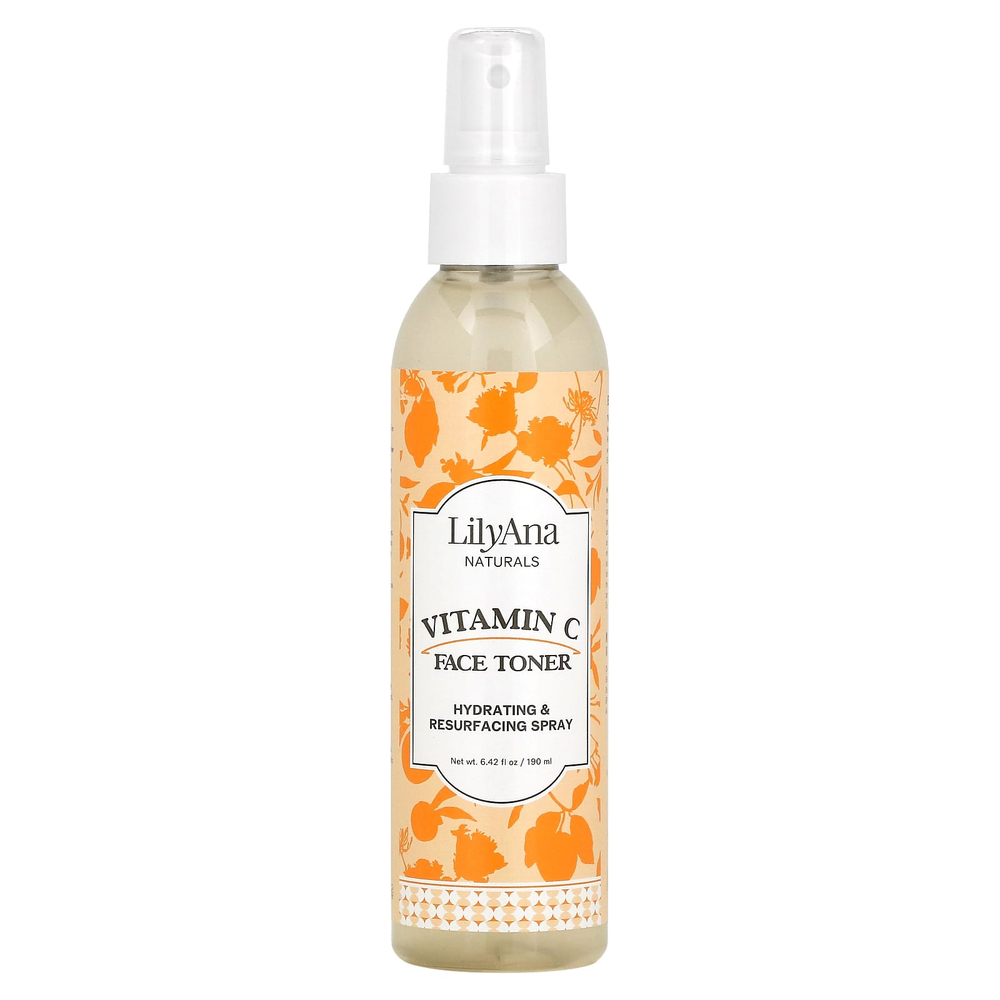 Lilyana Naturals, Тоник для лица с витамином C, 190 мл (6,42 жидк. унц.)