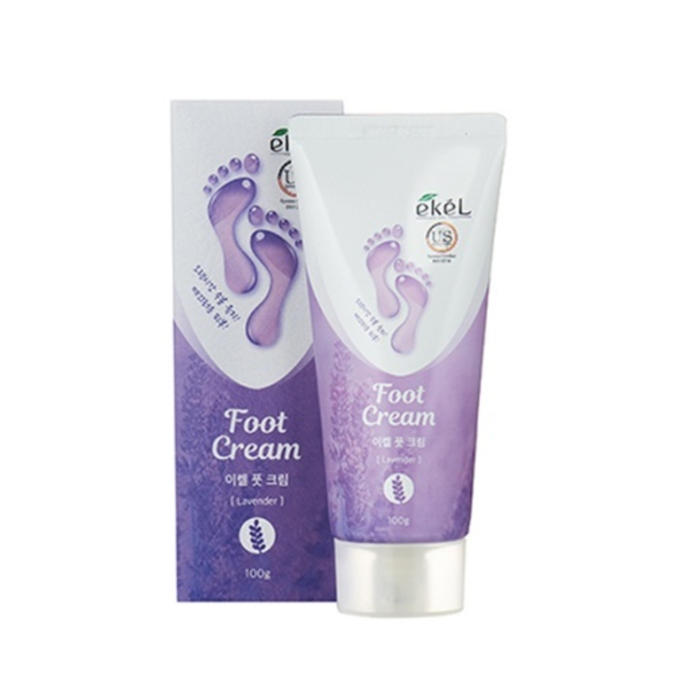 Ekel Foot Cream Lavander, 100g - Крем для ног с лавандой