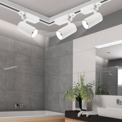 Трековый светильник трехфазный ЭРА SТR-30-36-30K-W30 светодиодный 30Вт 3000K белый