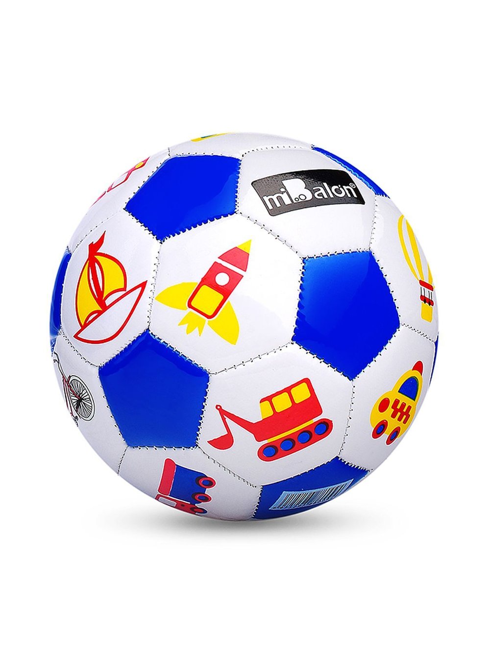 Мяч футбольный  (синий цвет)