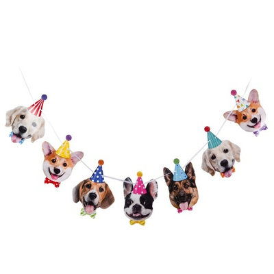 Гирлянда бумажная «Собачки» фотографичные, 250см