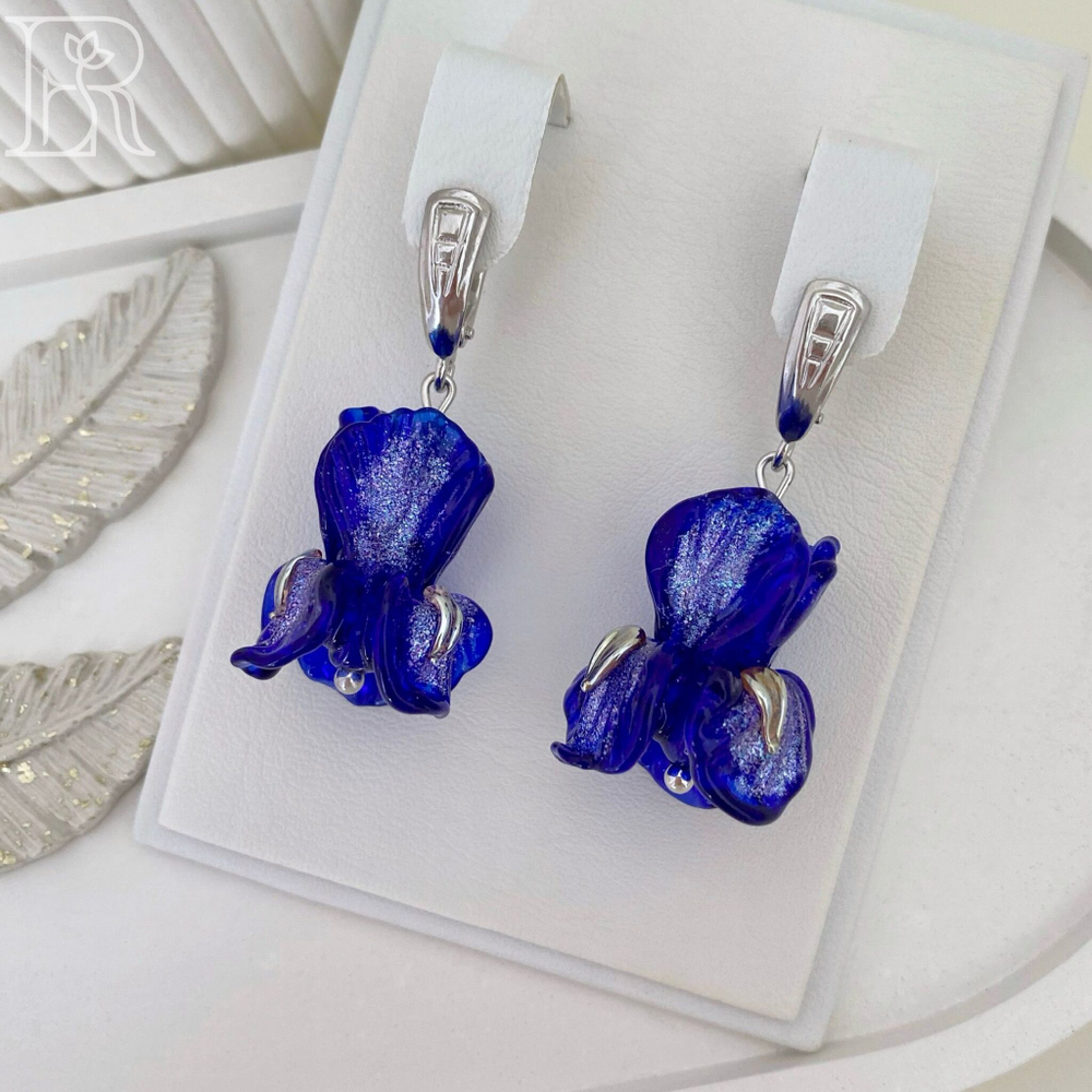 Серьги Ирисы