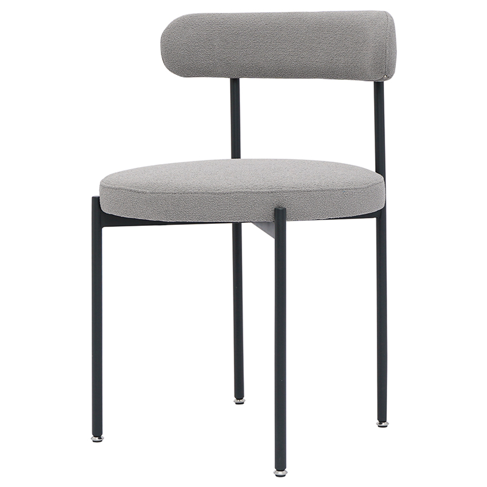 Стул loter, букле, темно-серый