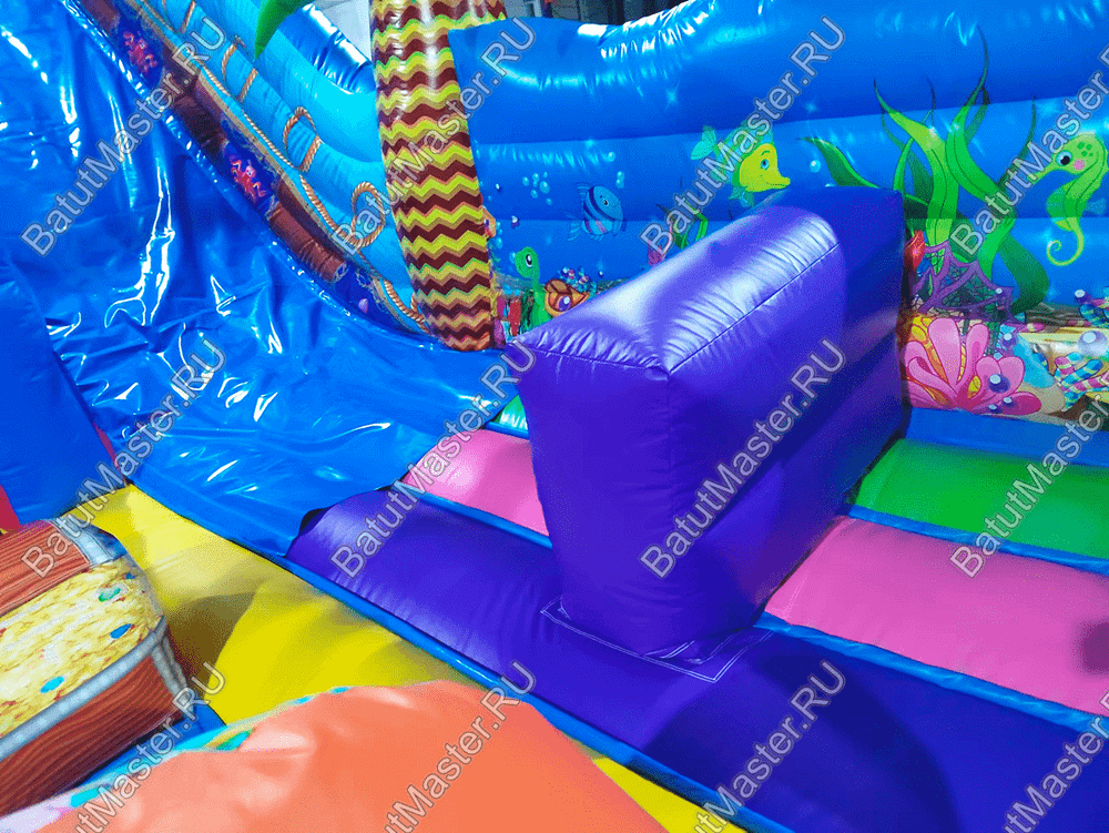 Коммерческий надувной батут "Полундра" 9*6*7 м