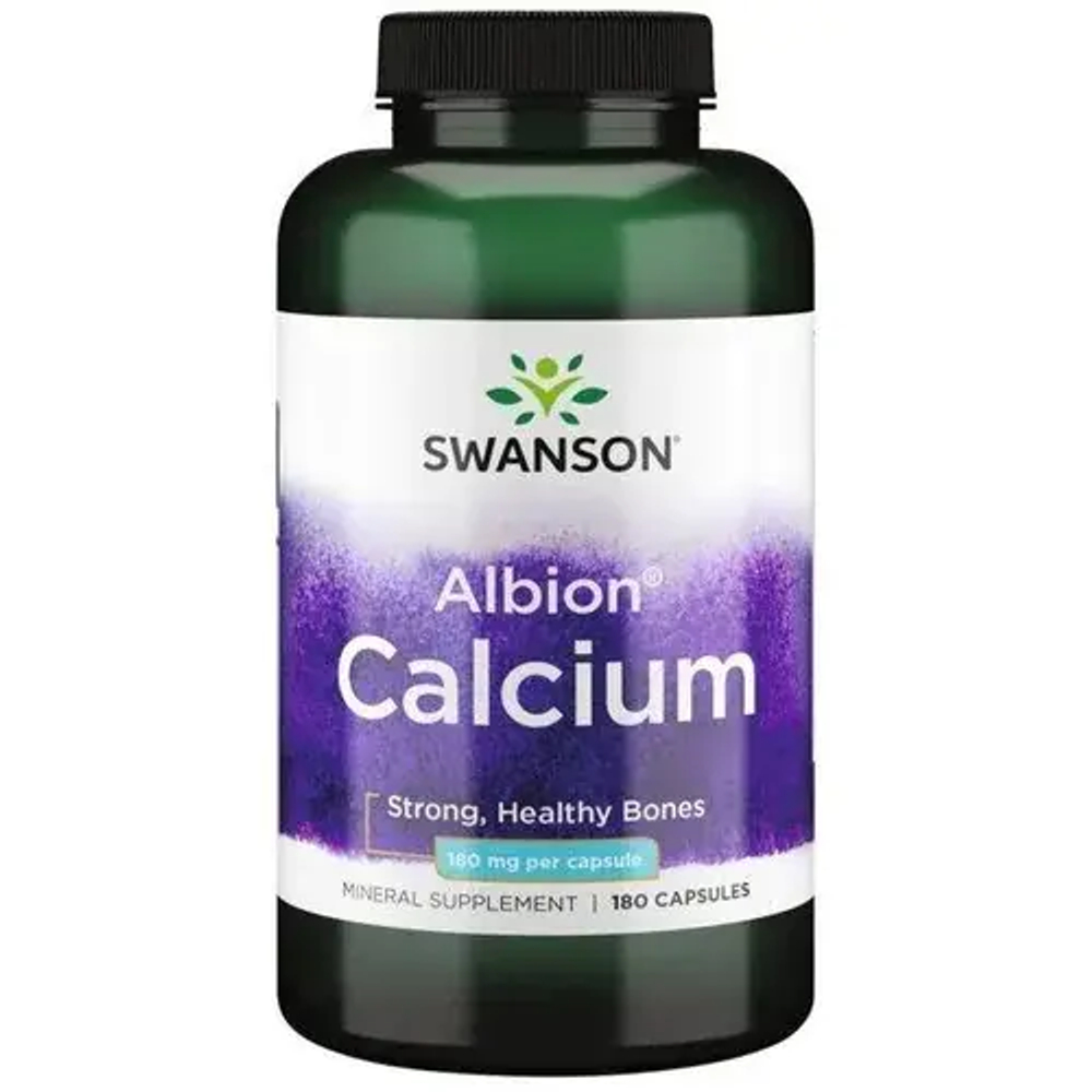 Swanson Albion Chelated Calcium - 180 капсул