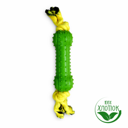 Веревочная игрушка с костью для домашних животных 30см ЧК HLTP19517