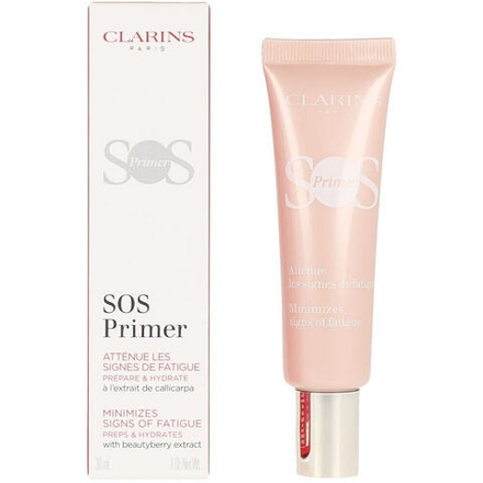 Clarins SOS Primer Увлажняющая база под макияж с эффектом коррекции цвета