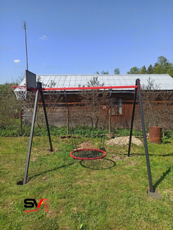 Монтаж уличных качелей Sv Sport