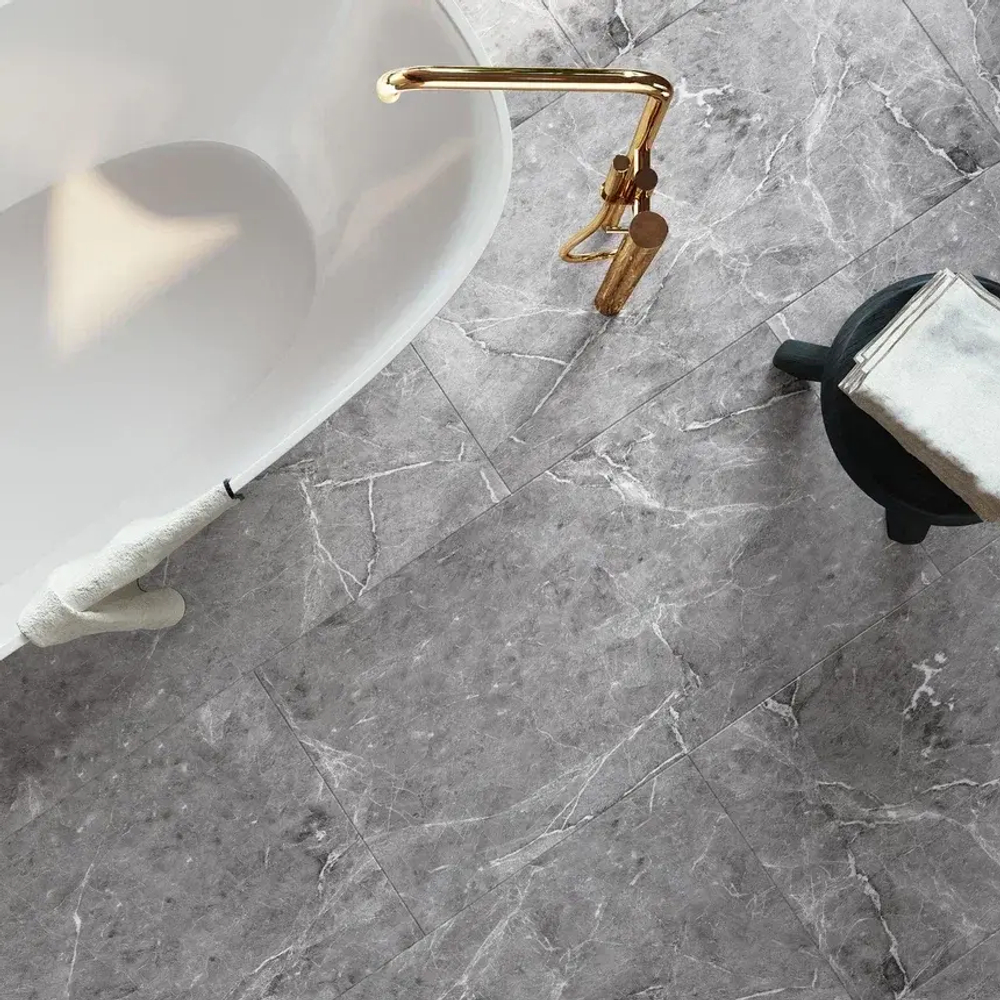 LVT плитка Invictus Maximus Tile Hudson Stone Silver