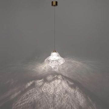 5107/3LA L-VISION  ODL26 антич.бронза/прозрачный металл/стекло Подвес LED x 3W 4000K ORDI