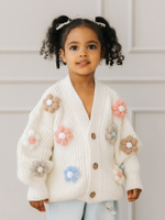 Кардиган с цветами, Молоко