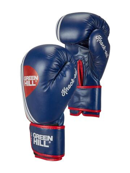 BGK-2266 Боксерские перчатки KNOCKOUT синий