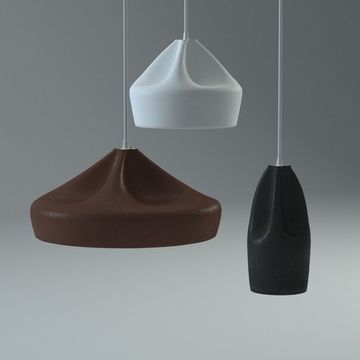 pendant Pleat Box Lamp by Xavier Ma?osa ( 34 cm )