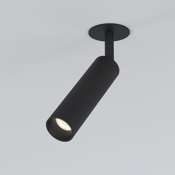 Встраиваемый светодиодный спот Elektrostandard Diffe 25040/Led черный a058226