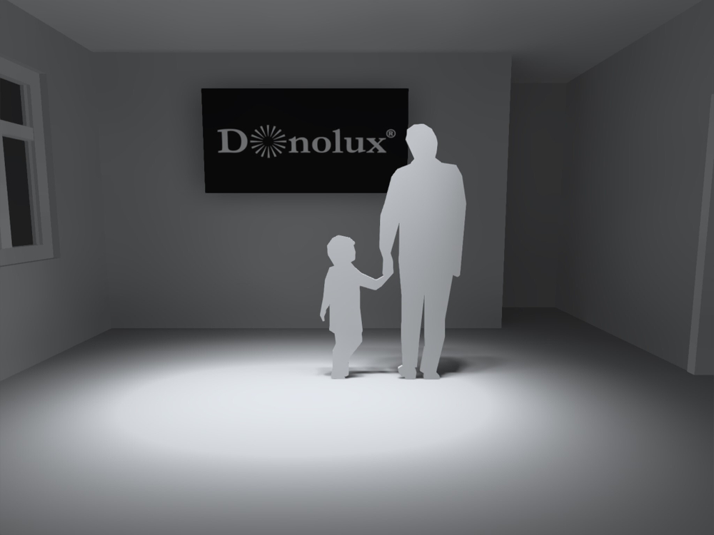 Накладной светодиодный светильник 2м 42Вт 34°