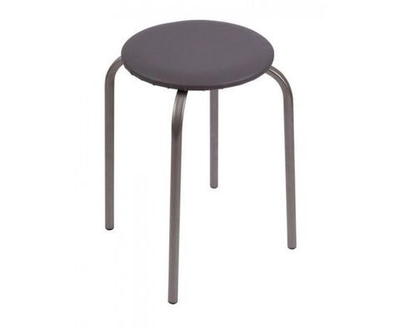 Табурет для кухни Мебель для дома Табуретка кухонная и для прихожей мягкая Nika Ника Эконом 1 Серый АРТ ТБ1/СР