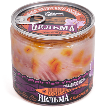 Нельма cлaбoго посола с шафраном 0,36 л.