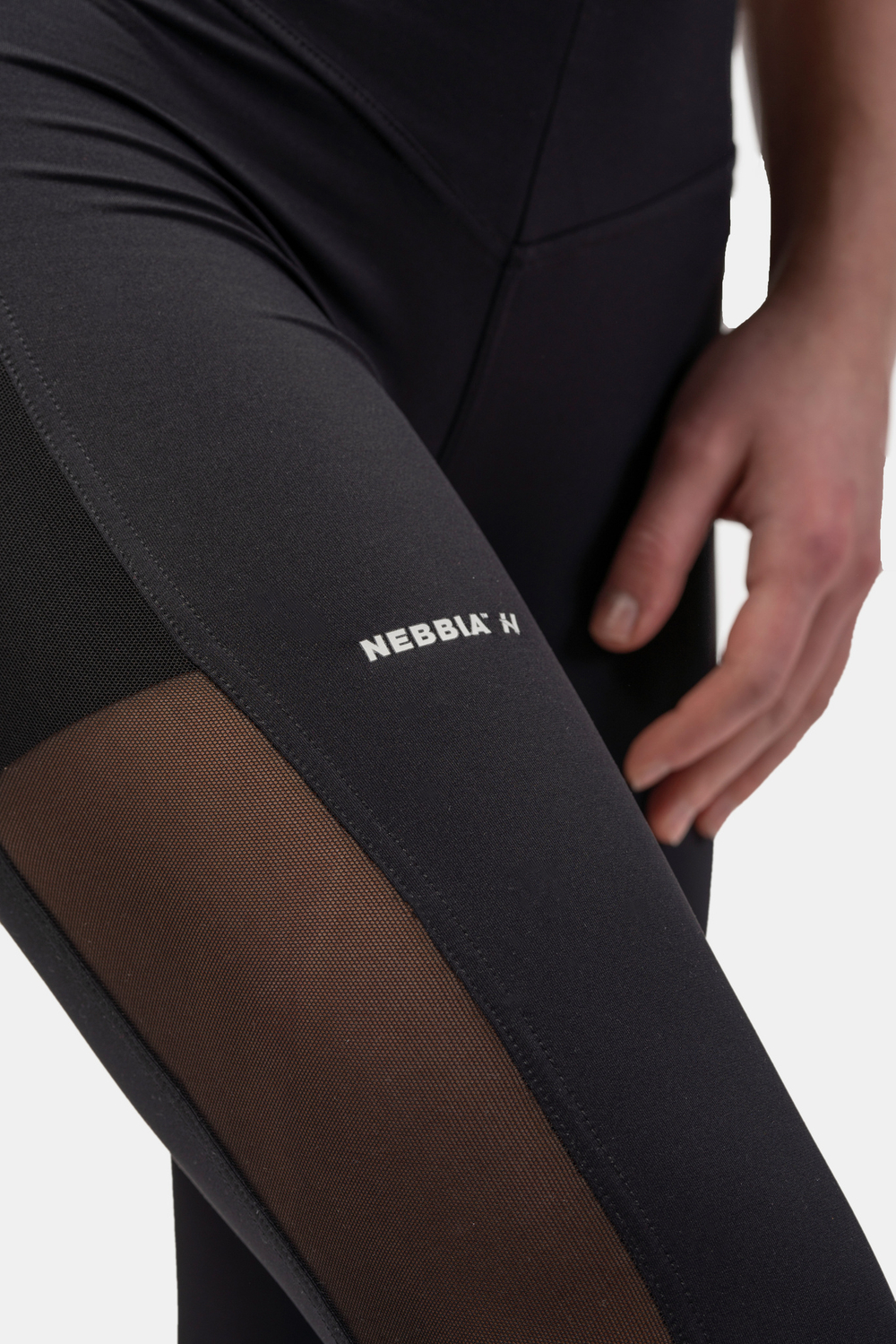 Лосины Nebbia Mesh Design Leggings “Breathe” 401 Black