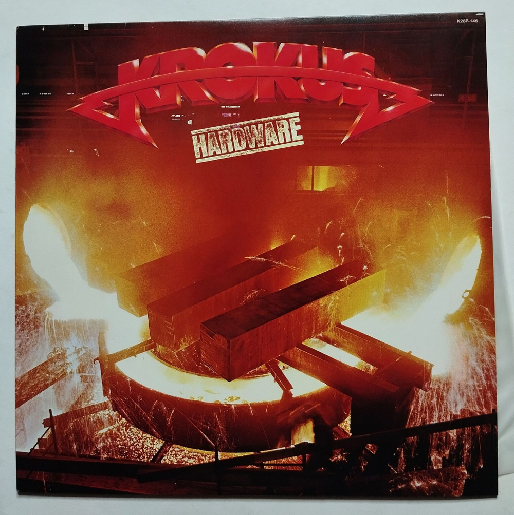 Винтажная виниловая пластинка LP Krokus Hardware (Japan 1981) (No Obi)