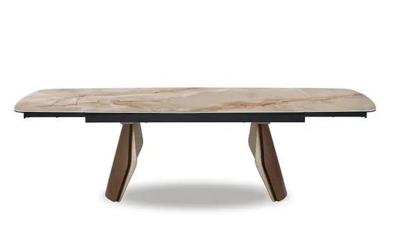 Раздвижной стол Shelf, 180-270х100 см, глянцевая керамика