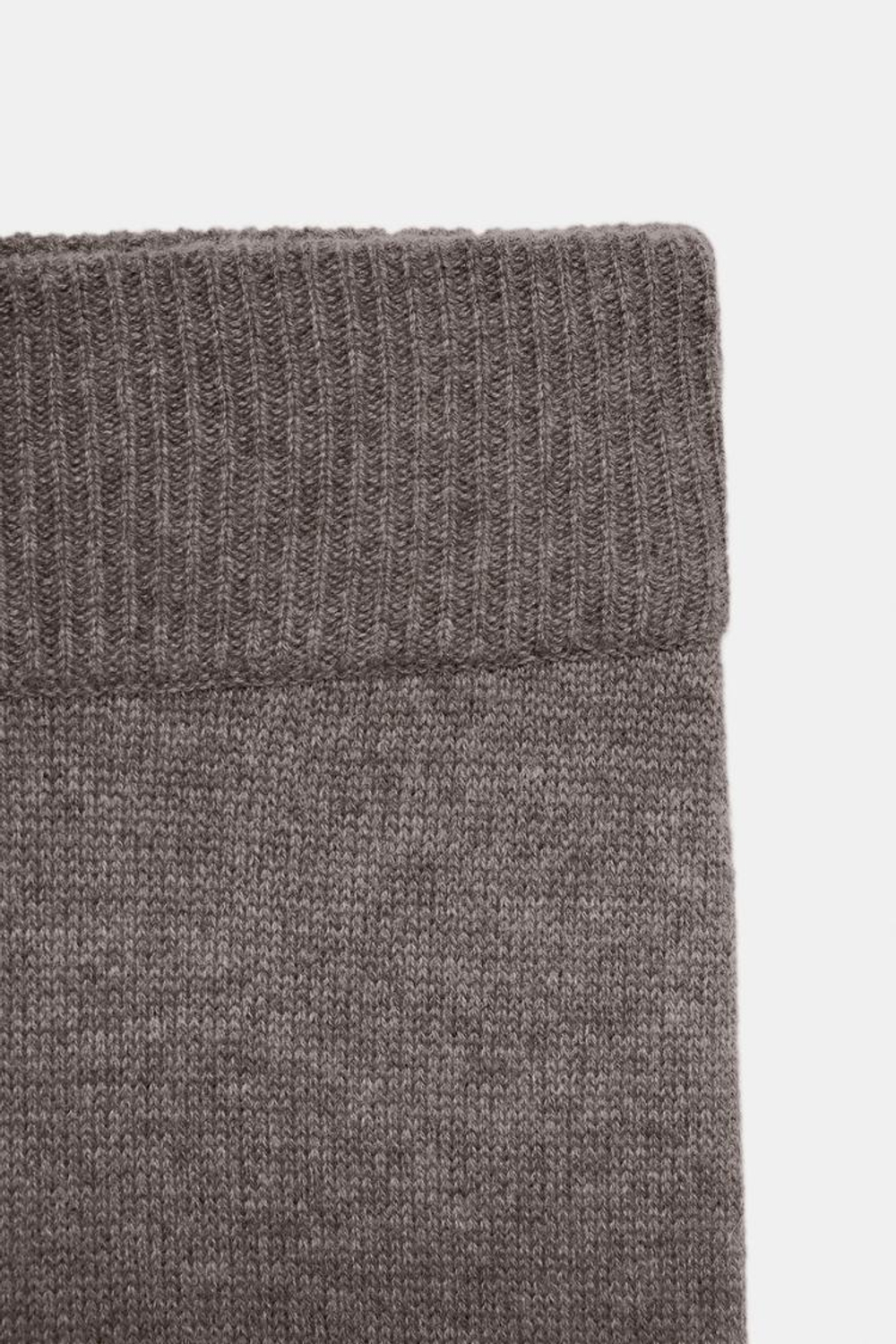 ZARA БРЮКИ ИЗ СМЕСОВОЙ ШЕРСТИ, НОРКА