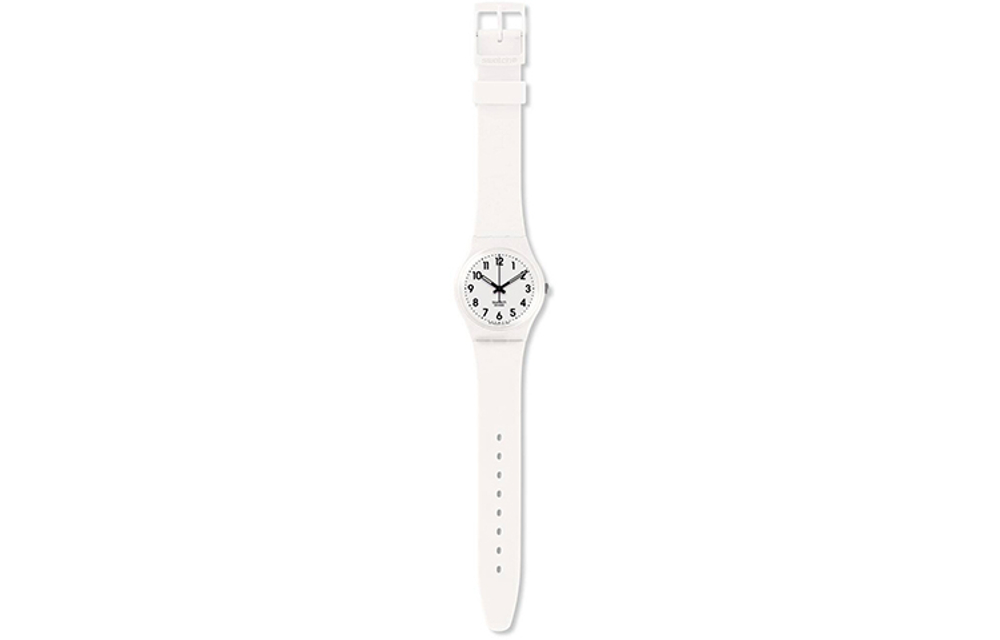 SWATCH Unisex 34mm White Watch GW151O