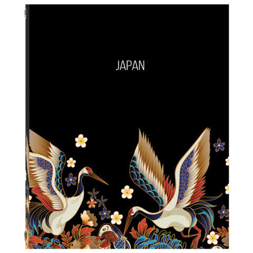 Тетрадь на кольцах А5 (175х215 мм), 240 л., обложка твердый картон, клетка, BRAUBERG, "Идиллия", 404095