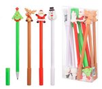 Ручка шариковая 0,5мм синяя "Новый год" МС-5940 (Basir)