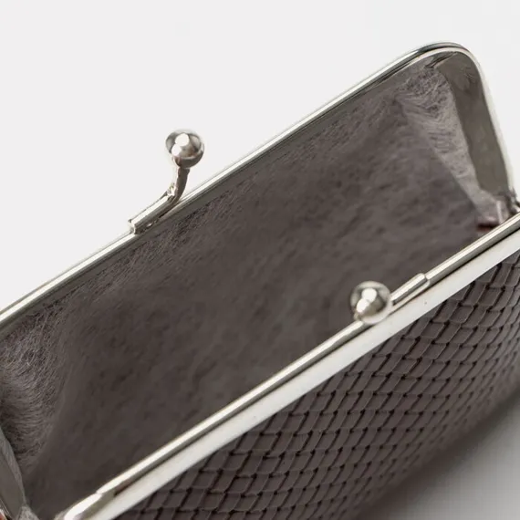 Кошелёк на фермуаре, цвет коричневый