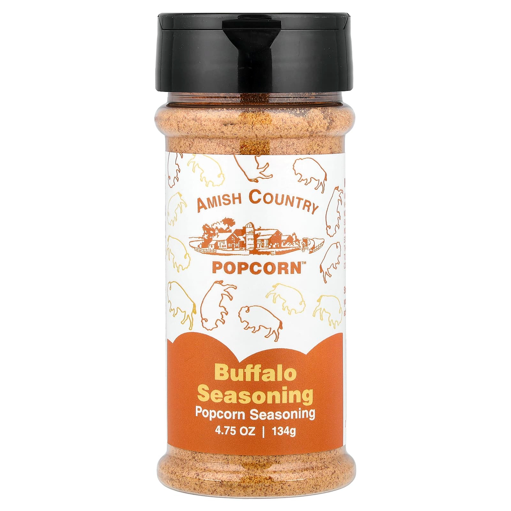 Amish Country Popcorn, Приправа для попкорна, баффало, 134 г (4,75 унции)