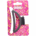 Заколка-краб для волос на блистере «Magic Gloss», трапеция, микс 6 цветов, 6,5см