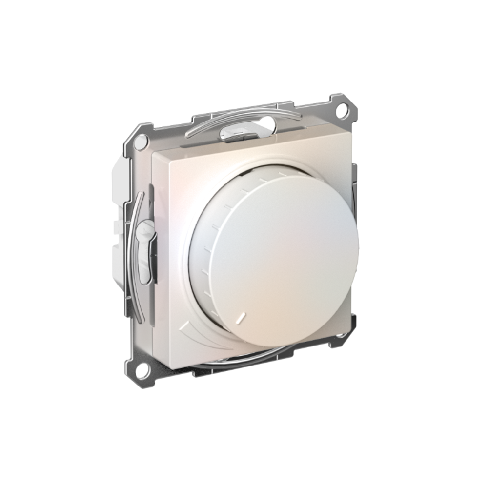 Светорегулятор поворотно-нажимной AtlasDesign 400Вт механизм жемчуж. SE ATN000423 Светорегулятор поворотно-нажимной AtlasDesign 400Вт механизм жемчуж. SE ATN000423