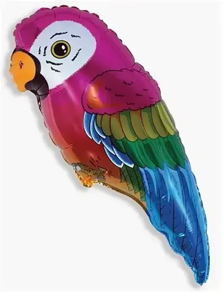 Шар (35""/89 см) Фигура, Супер попугай, 1 шт. И3