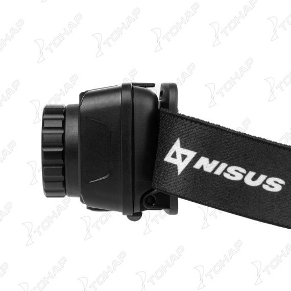 Фонарь налобный сенсорный 380 LM, IP44, USB (N-FN-HL18) NISUS