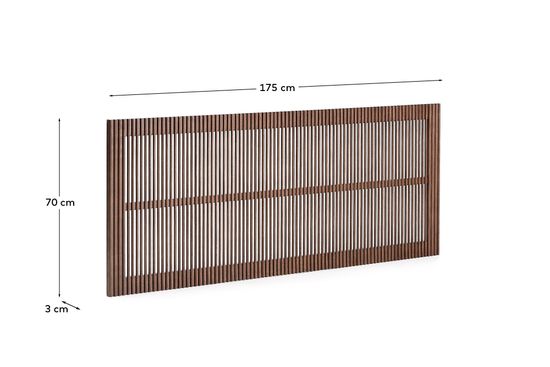 Изголовье для кровати Beyla 160 см из ясеня с отделкой под орех