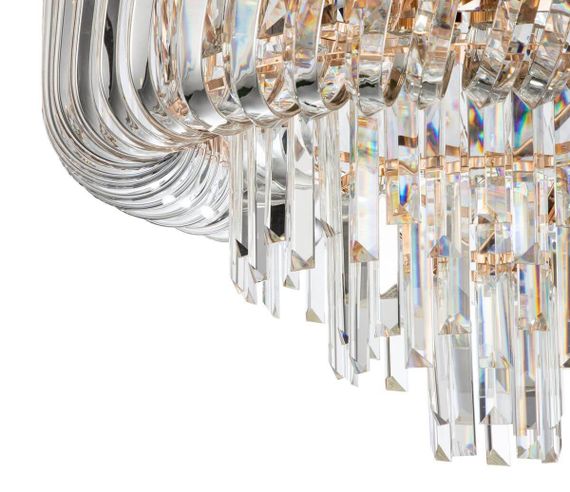 Потолочный светильник Indigo Braccia 12007/8С Gold V000042