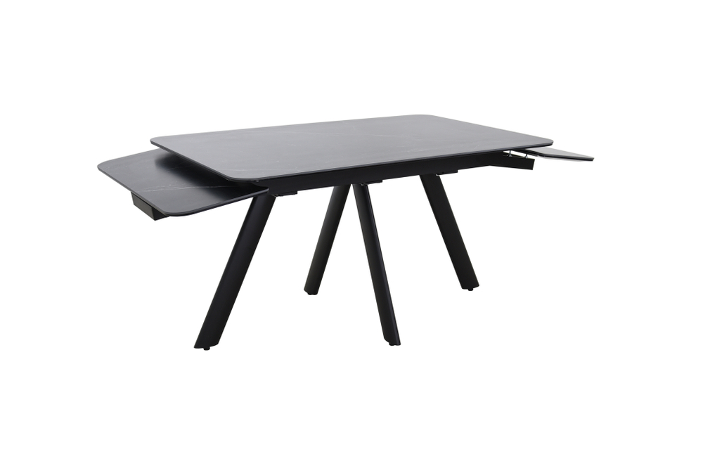 Стол Аврора Оникс, Керамогранит, Черный/Greys black