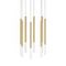 Комплект с подвесной люстрой Lightstar Tubo (574733+747133 (8 шт) L8T747133