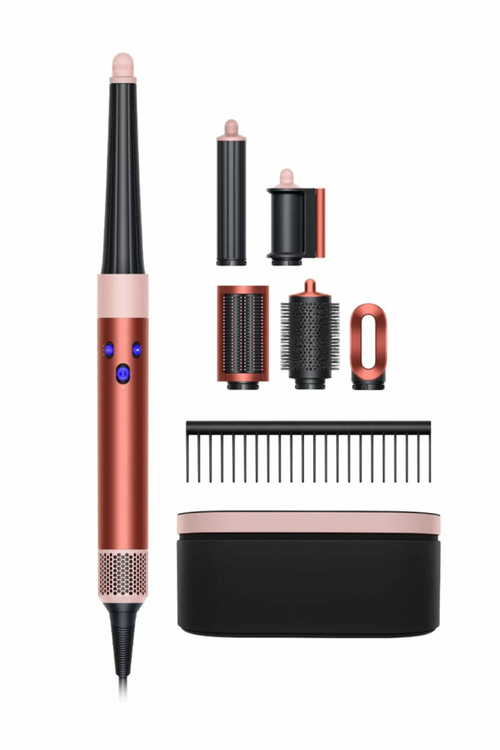 Стайлер Dyson HS08 Airwrap ID Strait+Wavy Strawberry Bronze/Blush Pink