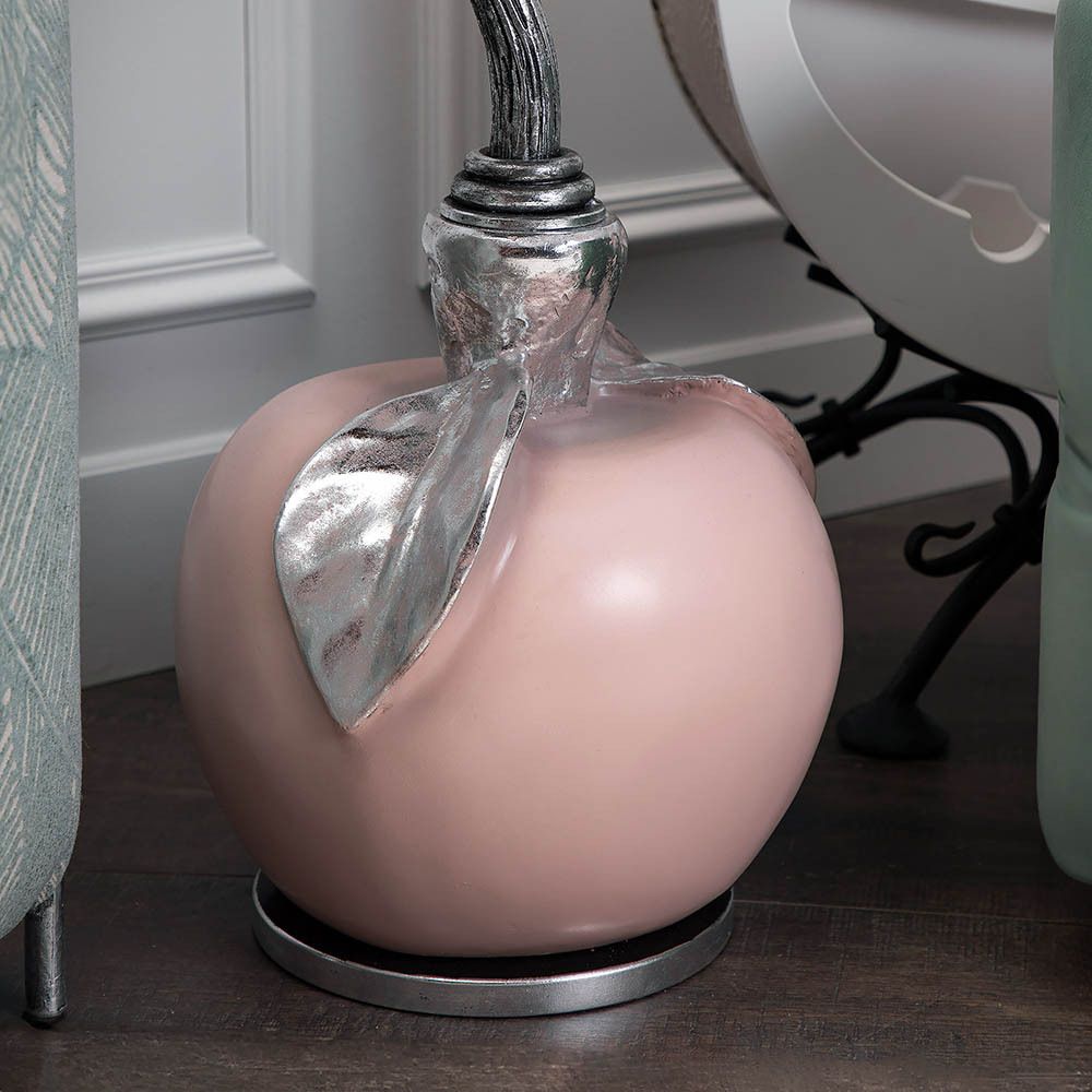 Столик декоративный с серебрянной столешницей Яблоко Евы Сильвер Пиони